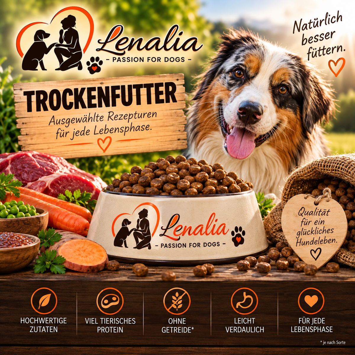 Trockenfutter - natürlich &amp; ausgewogen