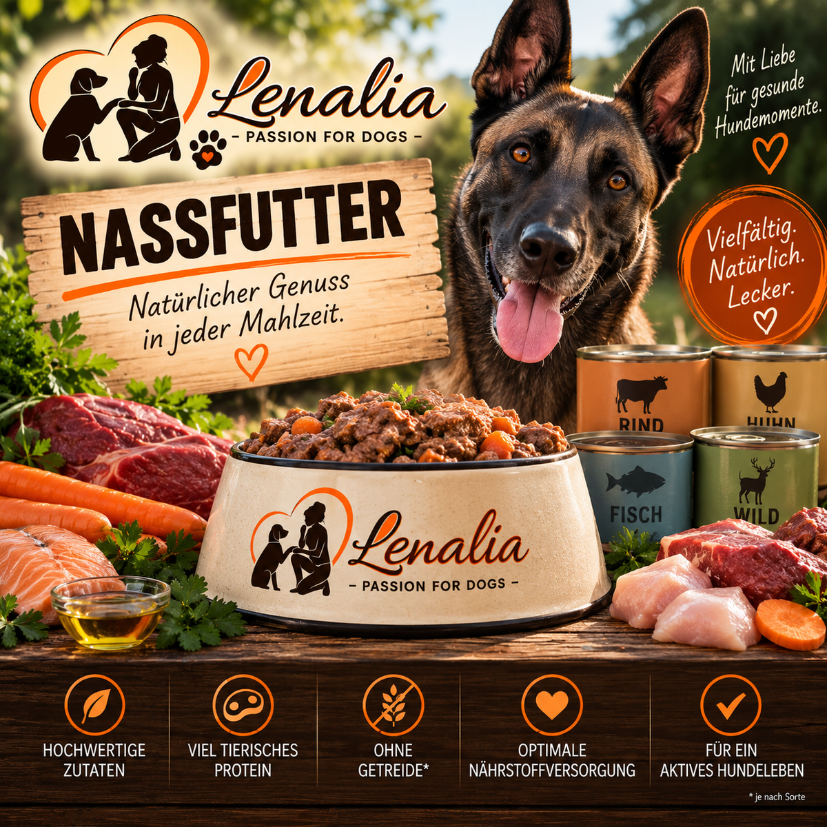 Nassfutter - natürlich & artgerecht