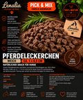 Pferdeleckerchen weich ca. 1 × 0,5 cm – natürlicher Hundesnack