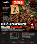 Hirschleckerchen hart ca. 1 × 0,5 cm – natürlicher Hundesnack