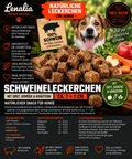 Schweineleckerchen mit Obst, Gemüse & Kräutern ca. 1 × 1 cm – mittel bis hart