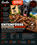 Entenfüße getrocknet – natürlicher Kausnack mit mittlerem Kauspaß