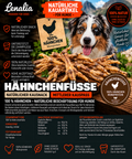 Hähnchenfüße getrocknet – natürlicher Kausnack mit mittlerem Kauspaß