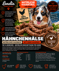 Hähnchenhälse getrocknet – natürlicher Kausnack aus 100 % Hähnchen