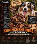 Kaninchenlunge getrocknet – leicht, natürlich & schön knackig