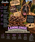 Lammlunge Trainingssnacks ca. 1 × 1 cm – kleine knackige Trainingshappen aus 100 % Lamm