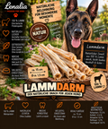 Lammdarm getrocknet – weicher Natur-Kausnack aus 100 % Lamm