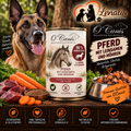 O’Canis Pferd mit Leinsamen & Möhren – Nassfutter für Hunde