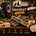 Hirschhaut ca. 15 cm – harter Kauartikel für Hunde