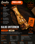 Kalbs-Unterbein ca. 30 cm – harter Naturkauartikel für Hunde 1 Stück